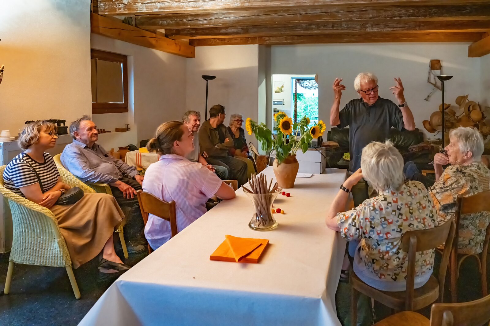 Besuch bei Hansruedi Vontobel, Herrliberg 