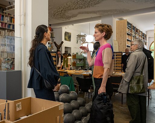 AI-S Mitgliederversammlung Besichtigung Werk-Bibliothek von Lucius und Annemarie Burckhardt-Wackernagel im Case Studio VOGT, Zürich