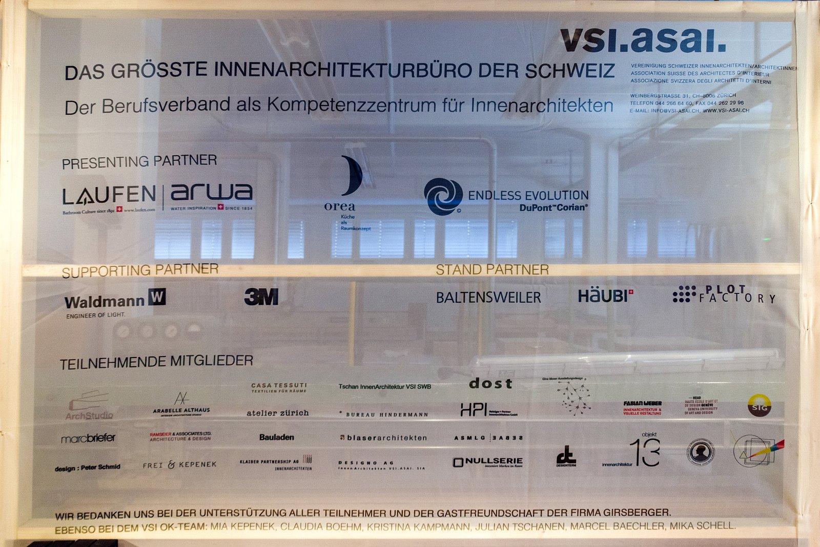 VSI.ASAI - Messestand am Designer Saturday 2014 in Langenthal 