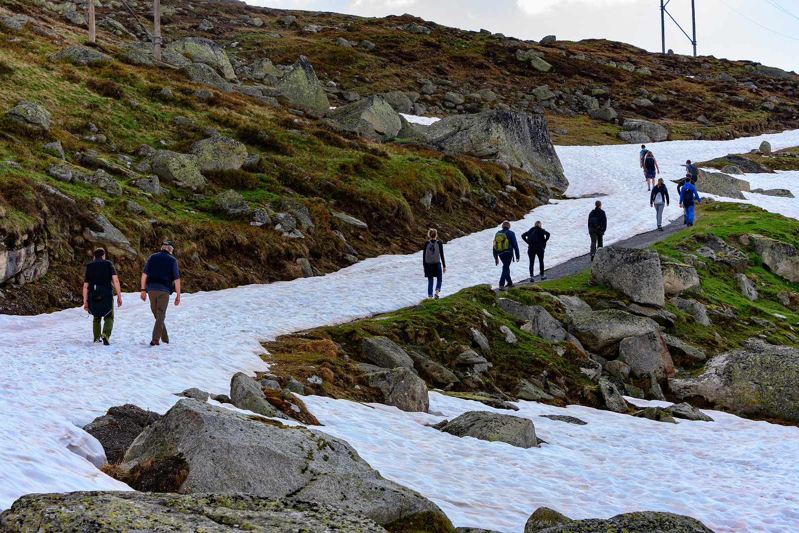 VSI.ASAI - Generalversammlung 21.-23. Juni 2019 Aufstieg im Schnee von Tiefenbach zur Albert-Heim-Hütte auf 2543 m.ü.M