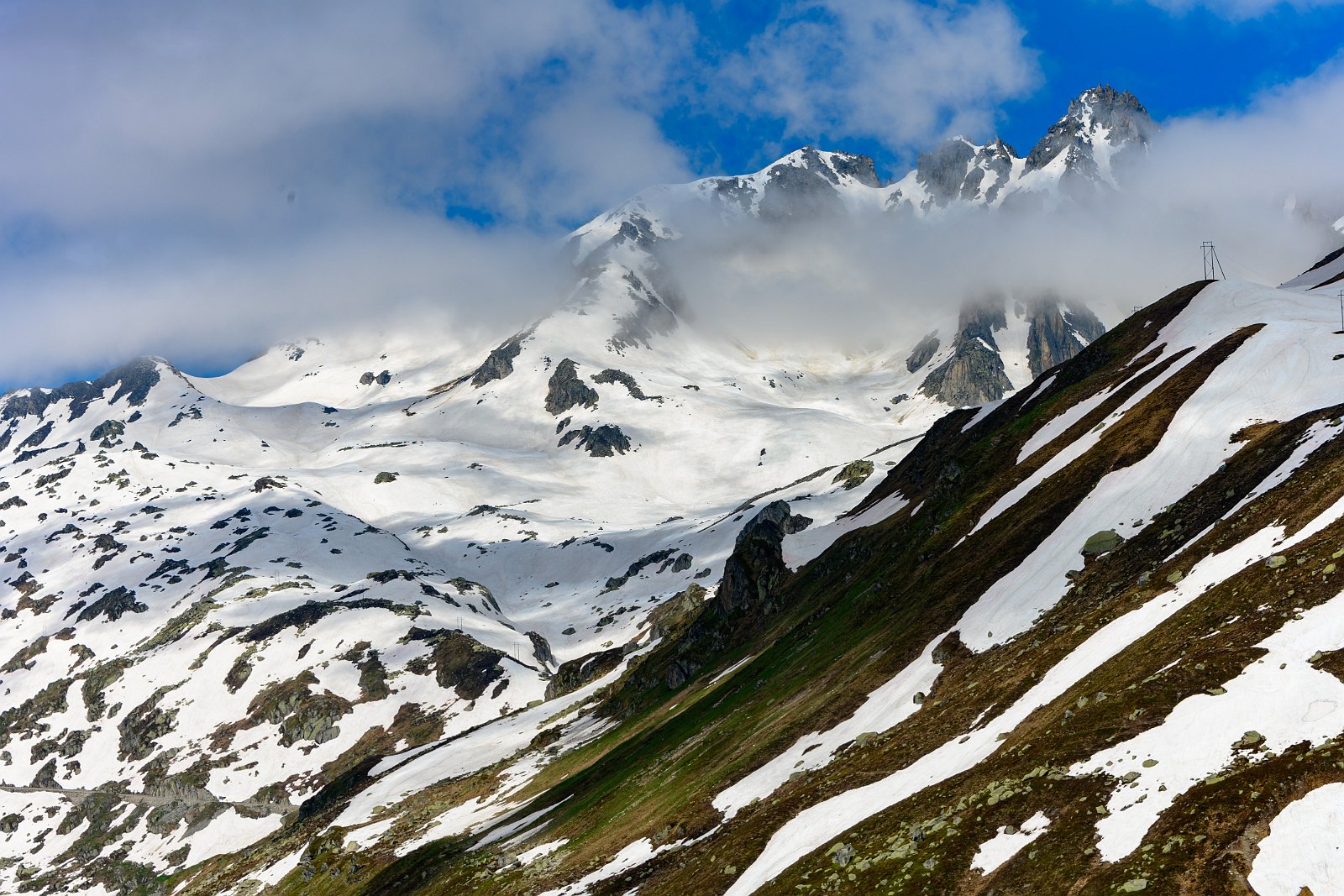 VSI.ASAI - Generalversammlung 21.-23. Juni 2019 Aufstieg im Schnee von Tiefenbach zur Albert-Heim-Hütte auf 2543 m.ü.M