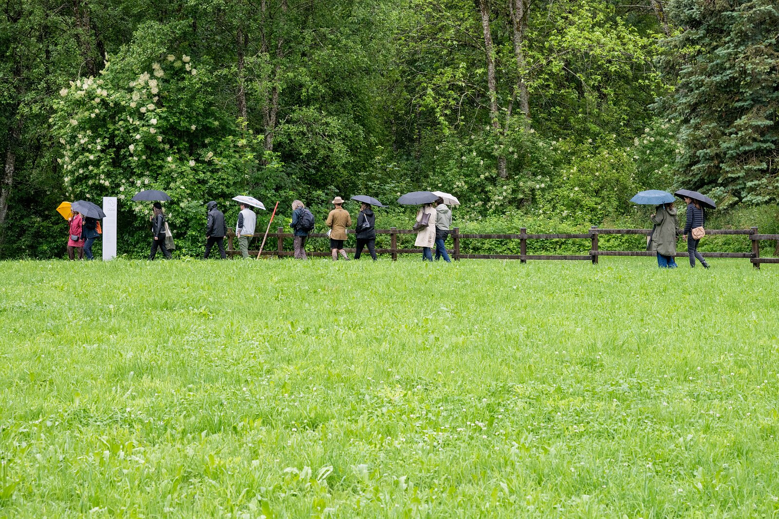 VSI.ASAI. Generalversammlung Flims Besichtigung OGNA von Matias Spescha, Trun. Grösste begehbare Skulptur der Schweiz.