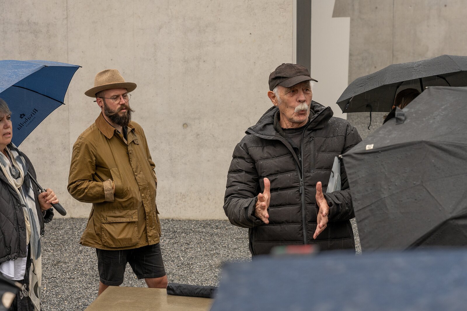 VSI.ASAI. Generalversammlung Flims Besichtigung OGNA von Matias Spescha, Trun. Grösste begehbare Skulptur der Schweiz.