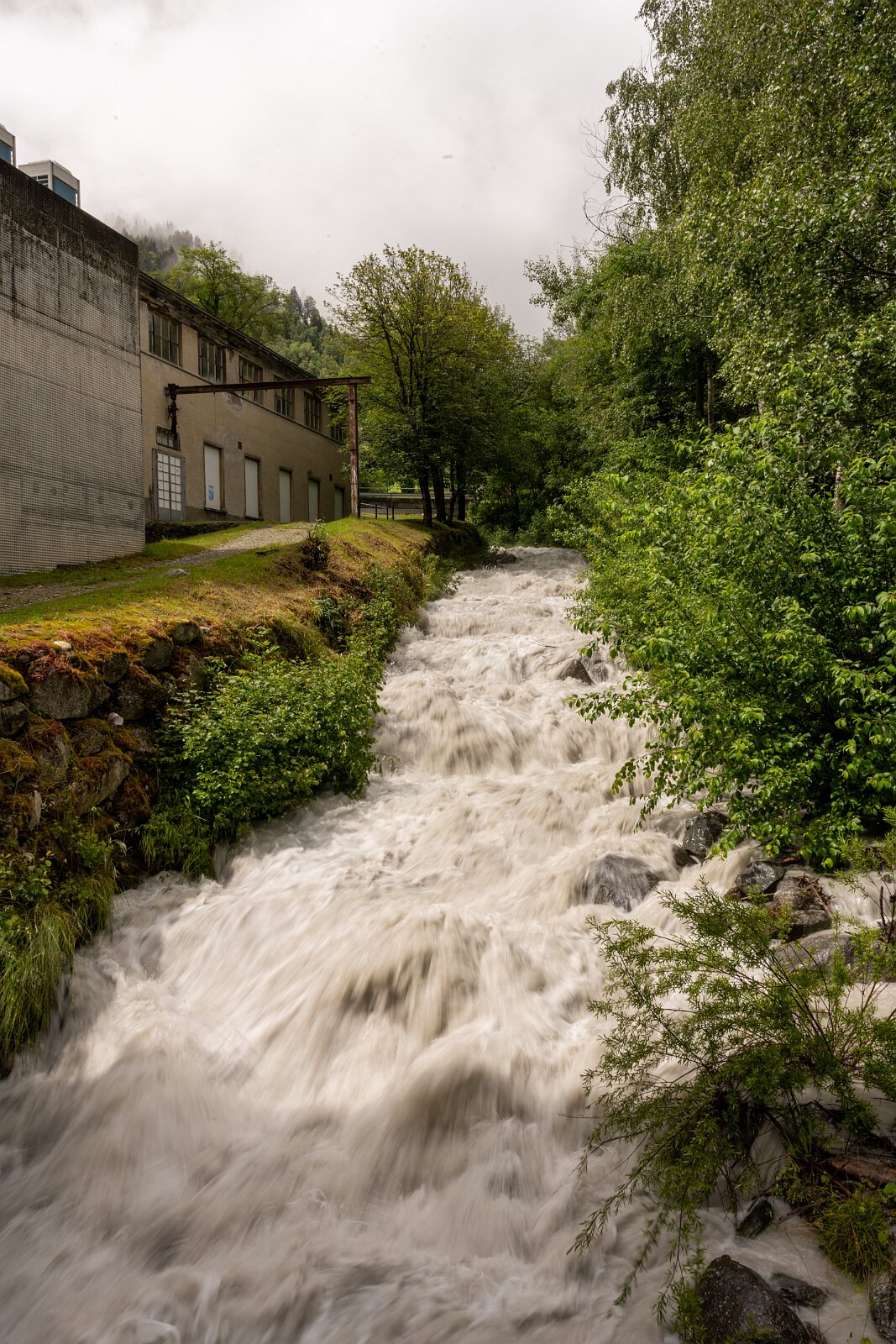 VSI.ASAI. Generalversammlung Flims Besichtigung Spazi Spescha, Ausstellung in der alten Tuchfabrik Trun