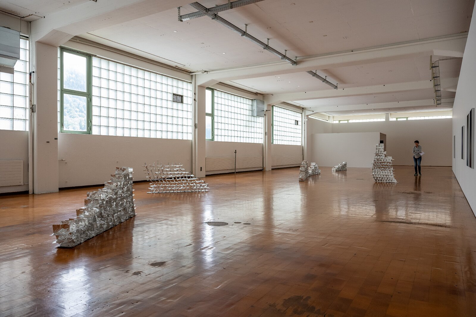 VSI.ASAI. Generalversammlung Flims Besichtigung Spazi Spescha, Ausstellung in der alten Tuchfabrik Trun