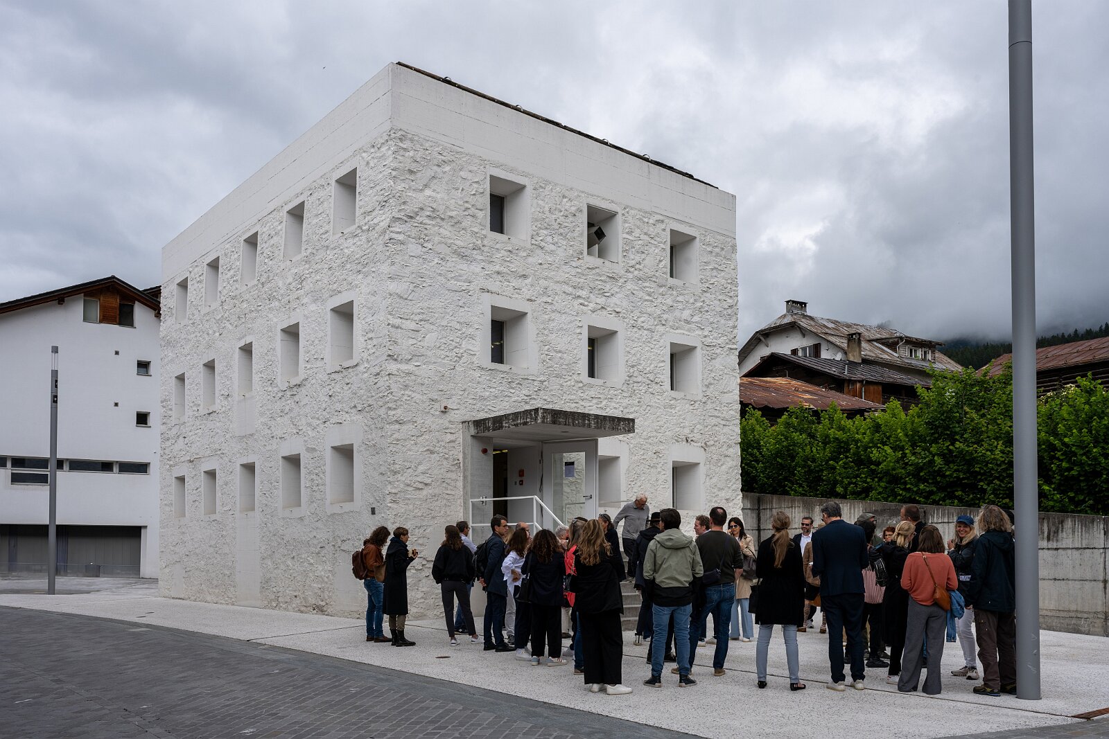 VSI.ASAI. Generalversammlung Flims Das gelbe Haus in Flims, Architekt Valerio Oligiati