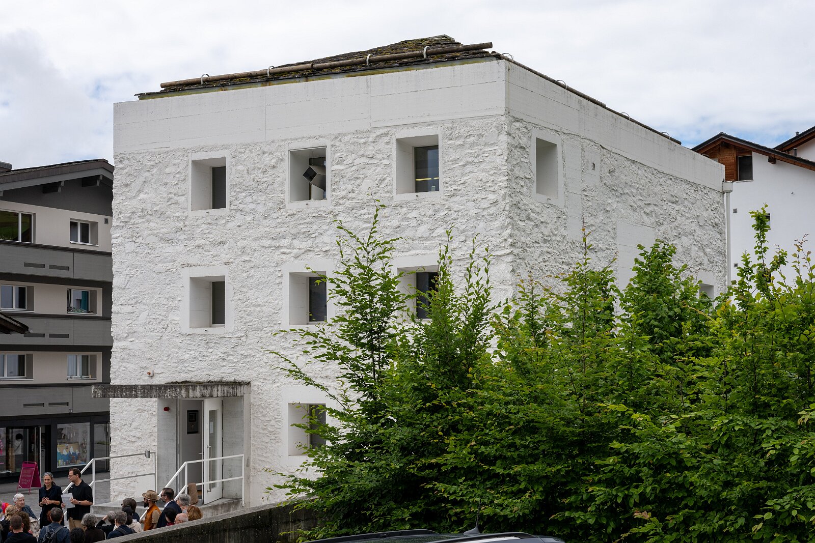 VSI.ASAI. Generalversammlung Flims Das gelbe Haus in Flims, Architekt Valerio Oligiati