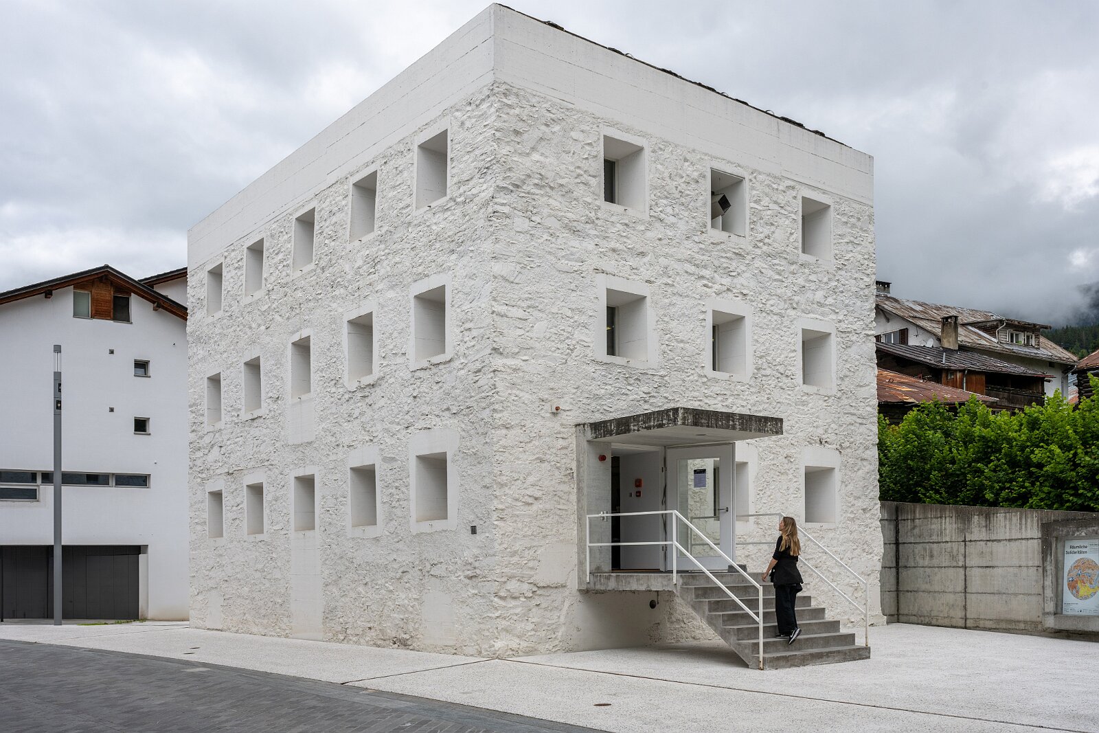 VSI.ASAI. Generalversammlung Flims Das gelbe Haus in Flims, Architekt Valerio Oligiati