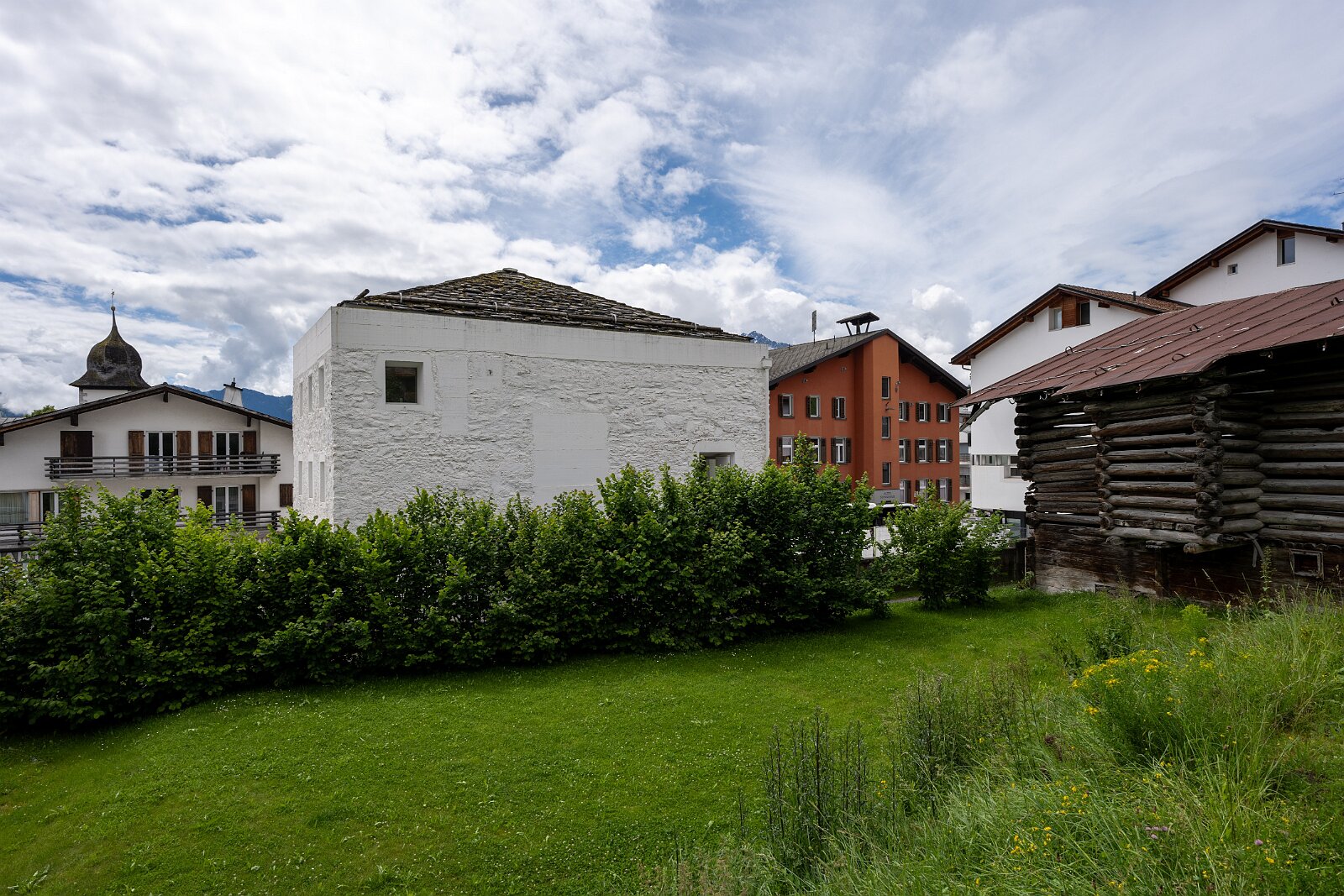 VSI.ASAI. Generalversammlung Flims Das gelbe Haus in Flims, Architekt Valerio Oligiati