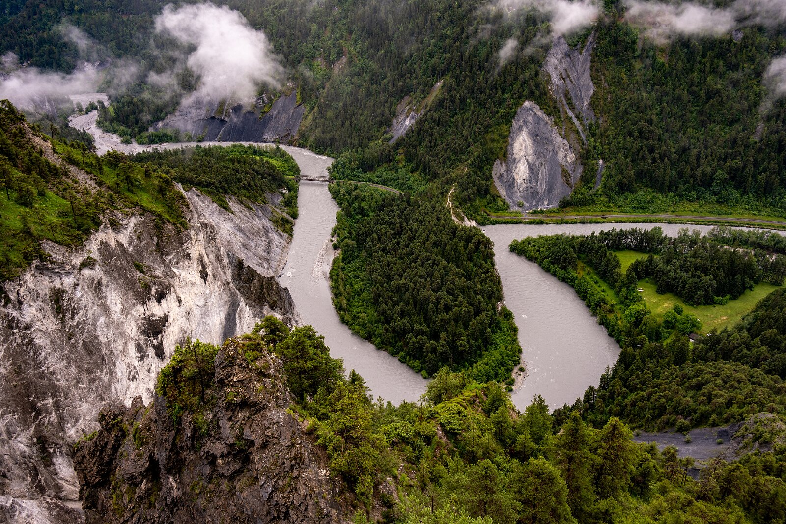 VSI.ASAI. Generalversammlung Flims Wanderung zum Caumasee und zur Aussichtsplattform "il Spir".