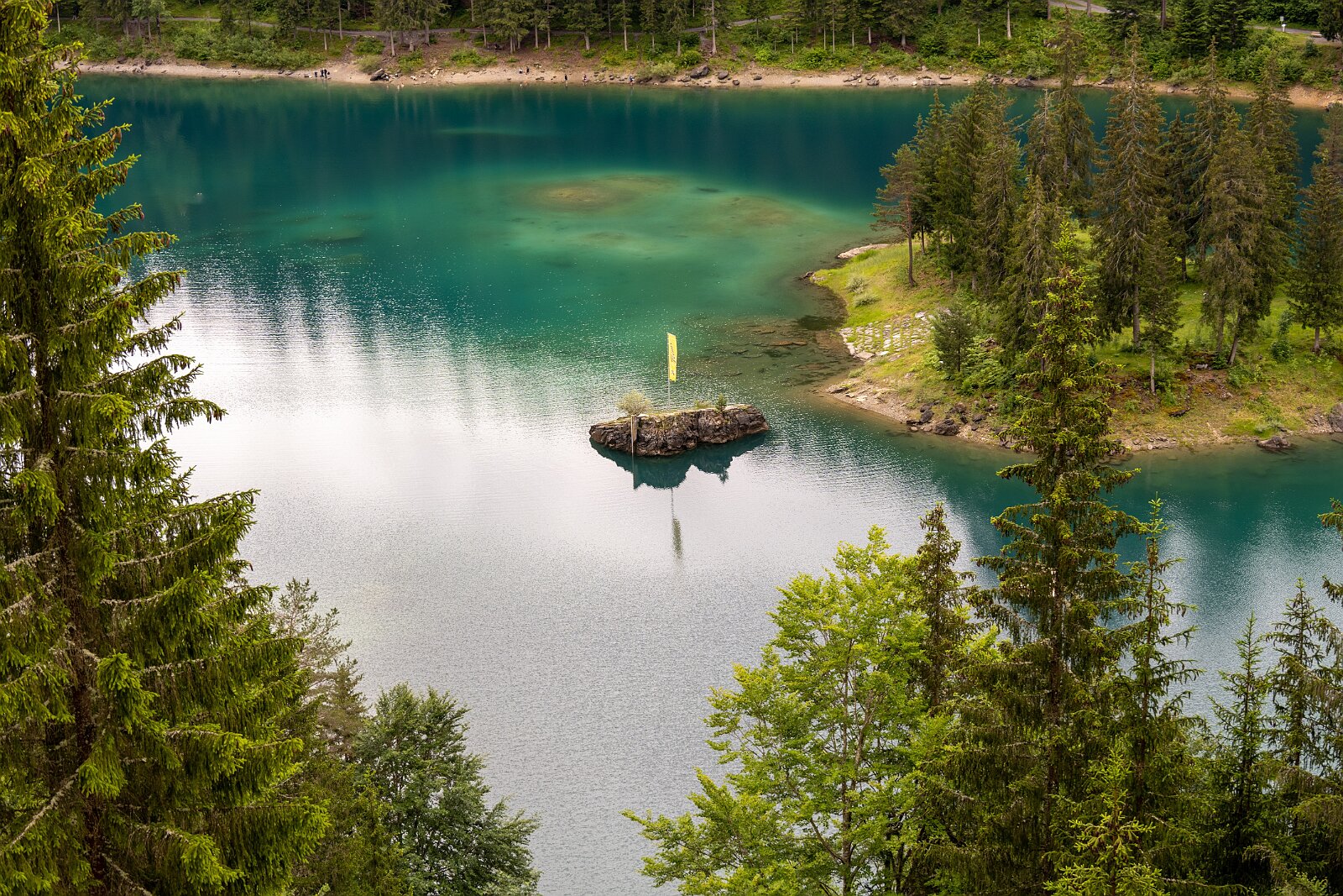 VSI.ASAI. Generalversammlung Flims Wanderung zum Caumasee und zur Aussichtsplattform "il Spir".