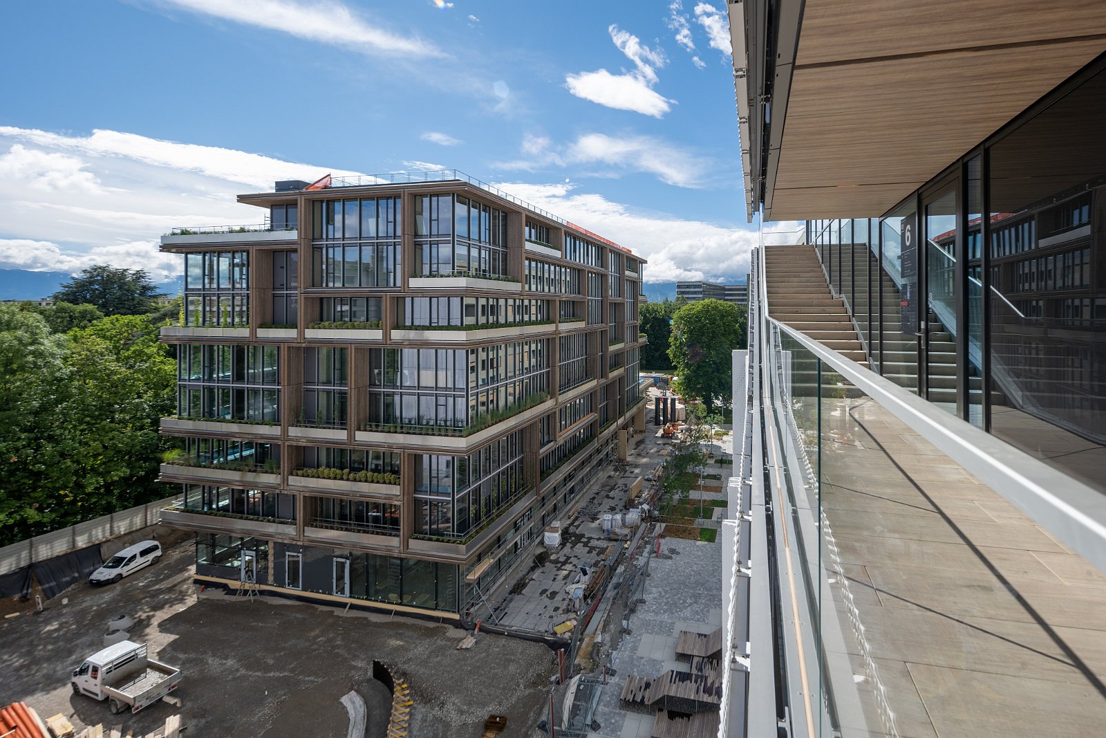 VSI.ASAI. - Generalversammlung in Lausanne, Geneva 24./25.06.2022 GRAND MORILLON von Kengo Kuma associates Tokyo und CCHE Lausanne