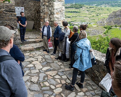 VSI.ASAI - Generalversammlung Mai 2025 Château de Valère Sion Führung mit Christophe Amsler, Architekt (Spezialist für Denkmalrestauration)