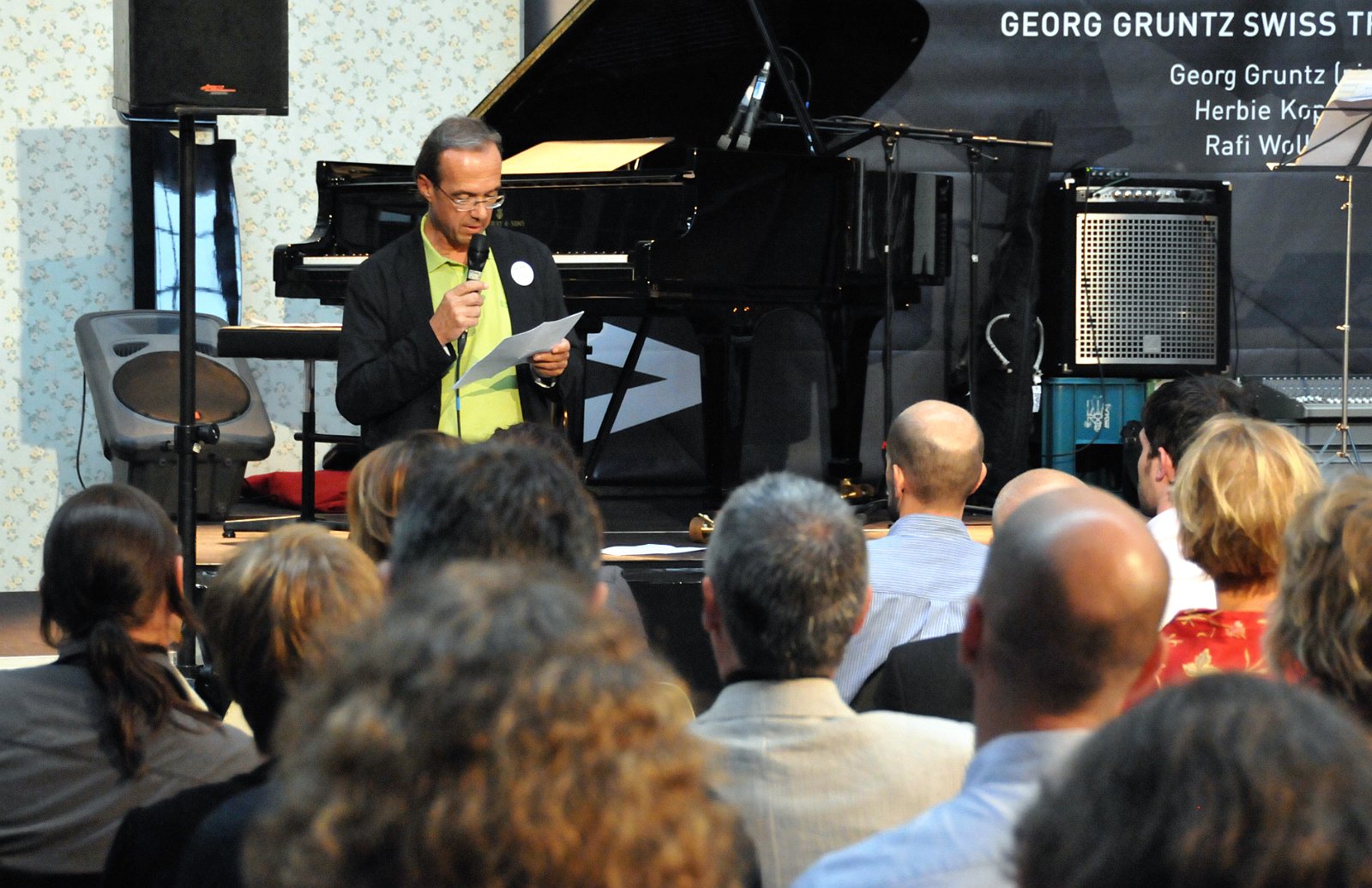 VSI.ASAI. Rahmenprogramm 19. Juni 2009 Konzert Georg Gruntz Swiss Trio im Restaurant eoipso in Basel