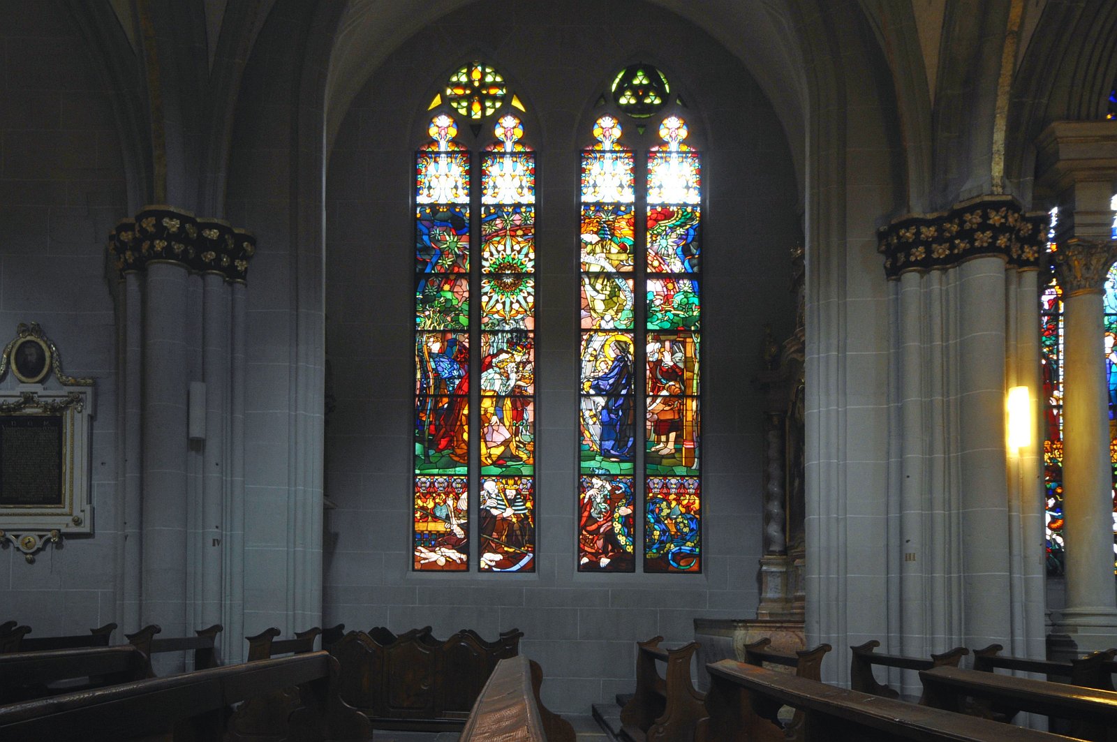 VSI.ASAI. - 67. Generalversammlung in Fribourg Die Kathedrale Fribourg Innen