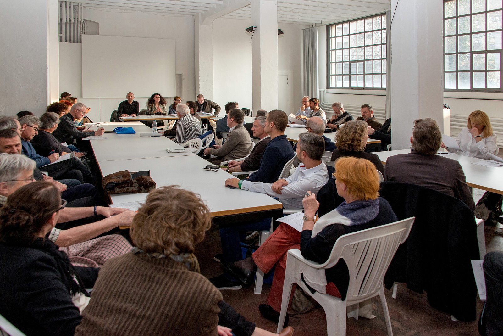 VSI.ASAI | Regional Jahresversammlung Deutschschweiz 13. März 2014 Rundgang und Führung im Löwenbräu-Areal Zürich. Führung durch Stephan Hürlemann, Partner Studio Hannes Wettstein AG und Volker Mencke, Projektleiter Gigon/Guyer Architekten.