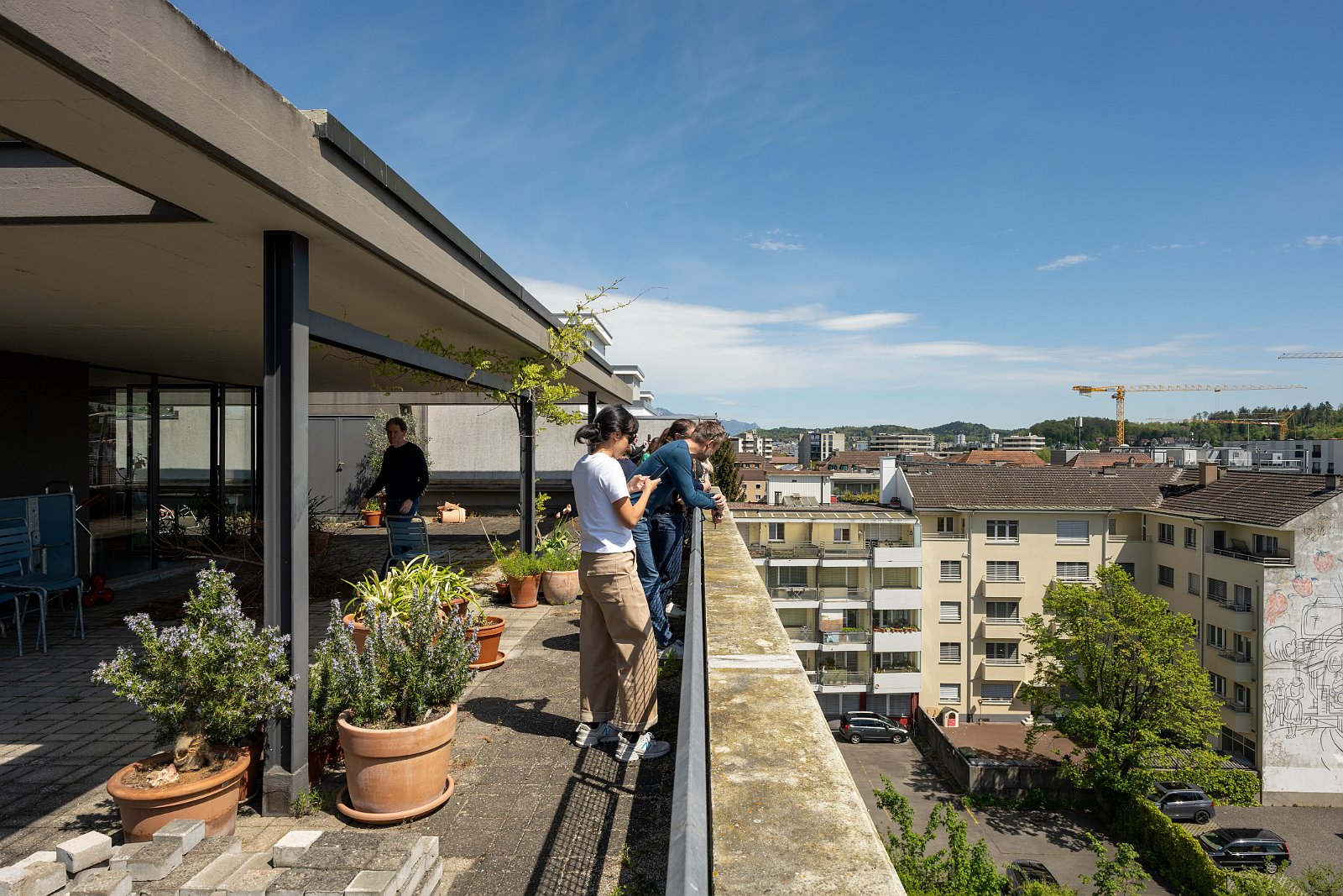 VSI.ASAI Regionalversammlung Deutschschweiz in Biel, Bienne Das Farel Haus von Architekt Max Schlup in Biel